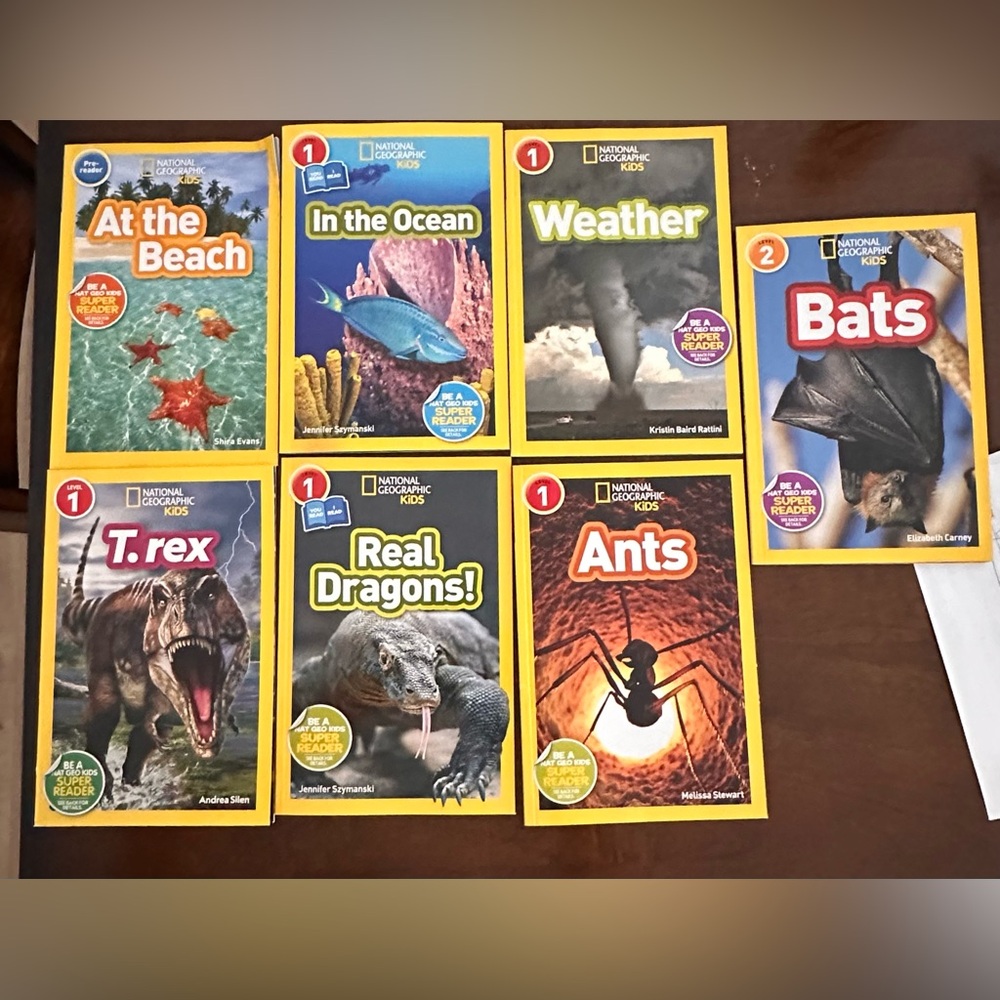 7 National Geographic kids paperbacks